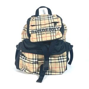 BURBERRY Black Backpack